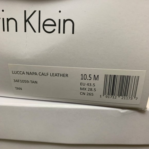 Calvin Klein Men's Lucca Leather Dress Shoes - Picture 13 of 15